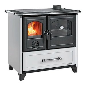 Poêle à bois Nordica 8kW FAMILY VST Blanc 5 étoiles 96,4x64,2x85,3cm - Product Image 1