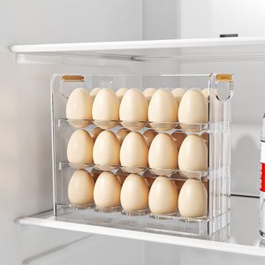 Support de stockage d'oeufs réfrigérateur support d'oeufs étagère conteneur frais boîte de rangement outil de cuisine accès présentoir - Product Image 2