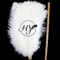 Gros plumes d'autruche blanches moelleuses de 75-80cm plumes d'autruche pour centres de table de fête de mariage décorations de costumes de carnaval