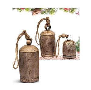 Antique Design Handcrafted Metal Cow Bells High Quality Luxury Rustic Finish Loud Tone Outdoor Structure <b>Garden</b> <b>Ornament</b> - Product Image 2