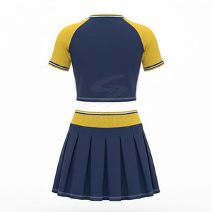 Nouvelle arrivée, uniforme de cheerleading personnalisé en polyester et élasthanne de haute qualité, couleur et taille au choix, poids du tissu 250g pour une utilisation durable - Product Image 2