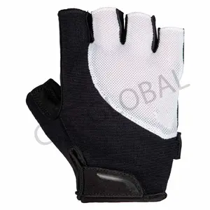 Customizable Design Men and Women Fingerless Cycling Gloves Breathable Bicycle MTB Sports Foam Padded Sports Bike Unisex Gloves