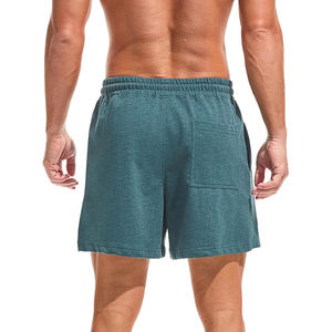 <b>men</b> fleece <b>shorts</b> soft cotton fabric relaxed <b>lounge</b> gym training casual summer comfort wear - Product Image 2