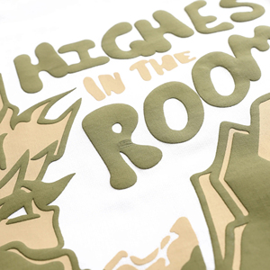 T-shirts pour hommes de haute qualité 100% coton OEM Votre marque T-shirt personnalisé Impression en mousse 3D logo Manches courtes T-shirts grande taille - Product Image 3