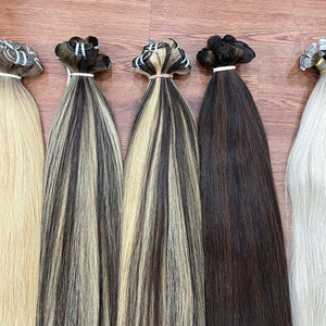 Extensiones de Cabello Humano Natural de Vietnam, Coloridas, Lisas, con Cutícula Alineada, Venta Súper 2025, Sin Caída, Sin Enredos - Product Image 1