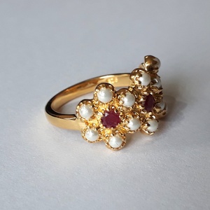 Trang Sức Đá Quý Mạ Vàng 3 Micron Mới Nhất Thiết Kế Nhẫn Bạc Ý 925 Nguyên Chất Giá Trị Tinh Khiết Với Đá Xanh Cho Nữ - Product Image 5