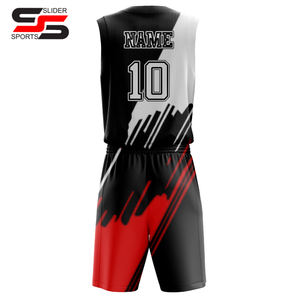 Profesional fabricado al por mayor ropa deportiva Material duradero poliéster hecho personalizado al aire libre uniformes de baloncesto - Product Image 2