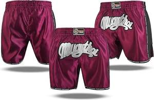 Shrink-Proof Digital Print Mixed Martial Arts Wear for Adults New Style Solid Color MMA <b>Shorts</b> for Men Made in Pakistan - Product Image 2