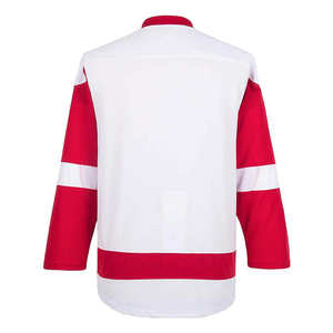 Maillot de hockey sur glace d'équipe personnalisé de logo de broderie de qualité supérieure impression par sublimation personnalisée maillot d'entraînement de hockey sur glace OEM - Product Image 2