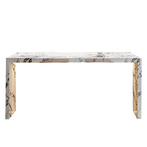 Modern Simple Eco-friendly Fireproof Wooden Modular Classic Design bar Counter Home Island <b>Sink</b> <b>Kitchen</b> Workbench Light White 3D - Product Image 1