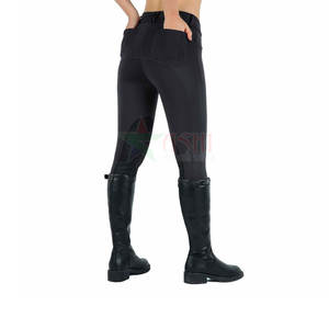Culottes d'équitation pour femmes 2026, coupe intégrale, avec grip en silicone, imperméables, coupe-vent, en spandex/polyester - Product Image 2
