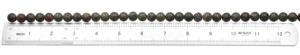 Cuentas de Jaspe Sanguino Natural de 10 a 12 mm, Forma Redonda Lisa, Hilo de 15 Pulgadas para la Fabricación de Joyas - Product Image 6