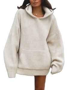 Nueva sudadera deportiva informal para mujer, Colección Otoño Invierno Primavera, forro transpirable holgado sostenible, tejido teñido liso - Product Image 2