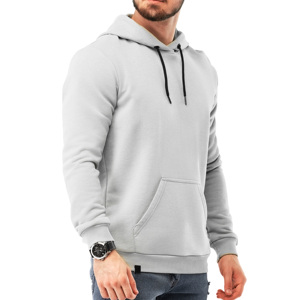 Casual Slim Fit Custom Hoodies Hombres Terry Oversized Baggy Bordado Pullover Heavyweight Thick Cotton Blended Hoodies Hombres - Product Image 1
