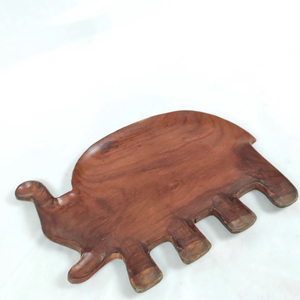 Fabricante de bandejas decorativas de madera para servir, de la India, para la venta al por mayor a precio económico. - Product Image 1