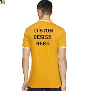 Polos avec logo brodé Polo à double col grande taille polos pour hommes 100% coton de haute qualité grande taille - Product Image 2
