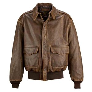 Chaqueta transpirable de moda novedosa de piel de vaca auténtica de motorista de alta calidad para hombre - Product Image 1