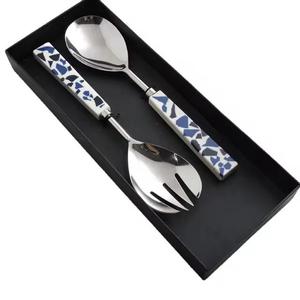 Ensemble de couverts décoratifs en résine tortue tourbillon couverts couverts en or poli vaisselle meilleure vente d'ustensiles de cuisine de qualité supérieure - Product Image 2