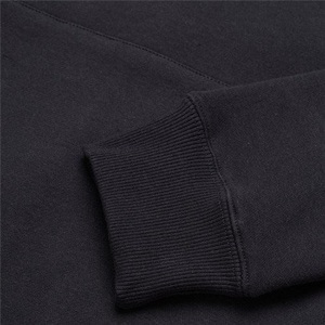 Sweats à capuche noirs à moitié imprimés avec balise NFC, qualité luxe, 100% coton, grammage lourd, effet vintage délavé, coupe oversize, style streetwear - Product Image 4