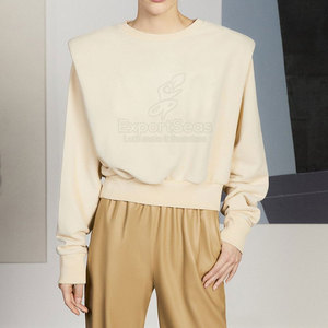 Wholesale Price Custom Made Crop <b>Top</b> Sweatshirt Design Your Own Crop <b>Top</b> Sweatshirt In New Stock - Product Image 3