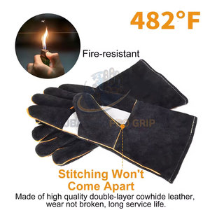 Long Cuff Design <b>For</b> Extra Coverage And Safety TIG MIG Welding <b>Gloves</b> Dependable TIG MIG Welding <b>Gloves</b> - Product Image 3