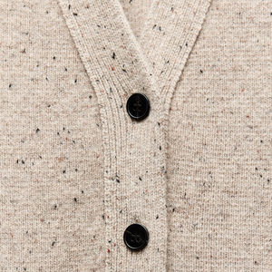 เสื้อสเวตเตอร์ถักสำหรับผู้หญิง, เสื้อกันหนาวถักแขนยาวลำลองมีกระดุมด้านหน้าสำหรับฤดูหนาว - Product Image 3