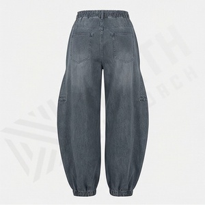 Wholesale Sexy <b>Women</b> <b>Jeans</b> Trousers Ladies High Waist Skinny Denim Pants Custom Logo OEM Service Premium Stylish Fashion Attire - Product Image 2