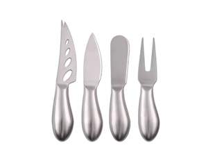 Juego de Cubiertos para Queso de Diseño Moderno, Económico, de Plata, con Cuchillo y Tenedor para Queso, Diseño Antiguo de Rebanador de Queso - Product Image 5