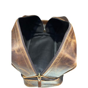 หนังควายวินเทจแบบพับเก็บได้กันน้ำสำหรับกระเป๋าเดินทางที่จำเป็นสำหรับทุกเพศทนทานความจุขนาดใหญ่ - Product Image 3