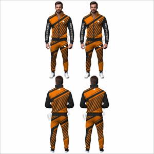À la mode longue durée hommes survêtements tenue décontracté surdimensionné manches longues tissu Durable utilisé hommes survêtements - Product Image 6