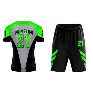 Uniforme de football 7v7 OEM de haute qualité, personnalisé, imprimé par sublimation, à séchage rapide, pour hommes, quatre saisons, vente en gros - Product Image 1