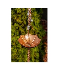 Chaîne de pluie en métal de qualité d'exportation dans la conception de feuilles dedans avec la chaîne de pluie en métal finie élégante pour la décoration dans les prix de gros - Product Image 6