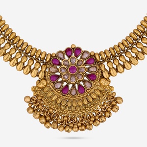 Wedding-Ready Antique Gold <b>Necklace</b> 188142 - Product Image 5