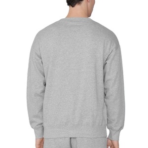 Sweat-shirt décontracté personnalisé pour homme, 100 % coton, écologique, coupe classique, col rond, couleur unie, hiver, vente en gros - Product Image 5