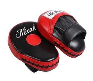 Premium Genuine Cowhide Leather MMA Boxing <b>Focus</b> Mitts Professional Muay Thai Kickboxing Training Target <b>Pads</b> Micah Corporation - Product Image 2