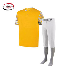 Uniforme de béisbol de poliéster de alta calidad para ropa deportiva transpirable juvenil con buena impresión por sublimación diseño liso - Product Image 4