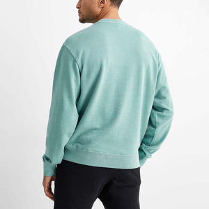 Breathable Custom O Neck <b>Men's</b> Sweatshirt Lightweight Winter Wear <b>Shirts</b> Wholesale Pullover Style Sweatshirts Solid 100% Cotton - Product Image 4