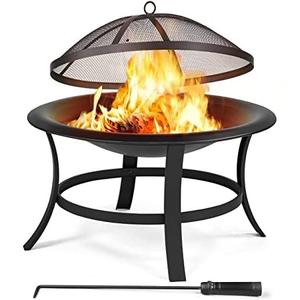 Foyer au gaz naturel portable en fer moderne fini à la main, conçu pour le chauffage du jardin, la décoration de la terrasse, l'utilisation en communautés extérieures - Product Image 1