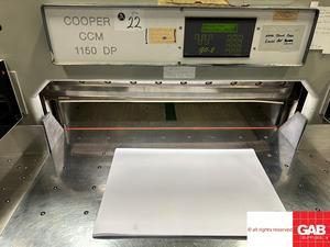 Máquina Cortadora de Papel Usada - Guillotina de Papel Terry Cooper de 115 CM - Máquina Cortadora de Papel en Venta - Product Image 5