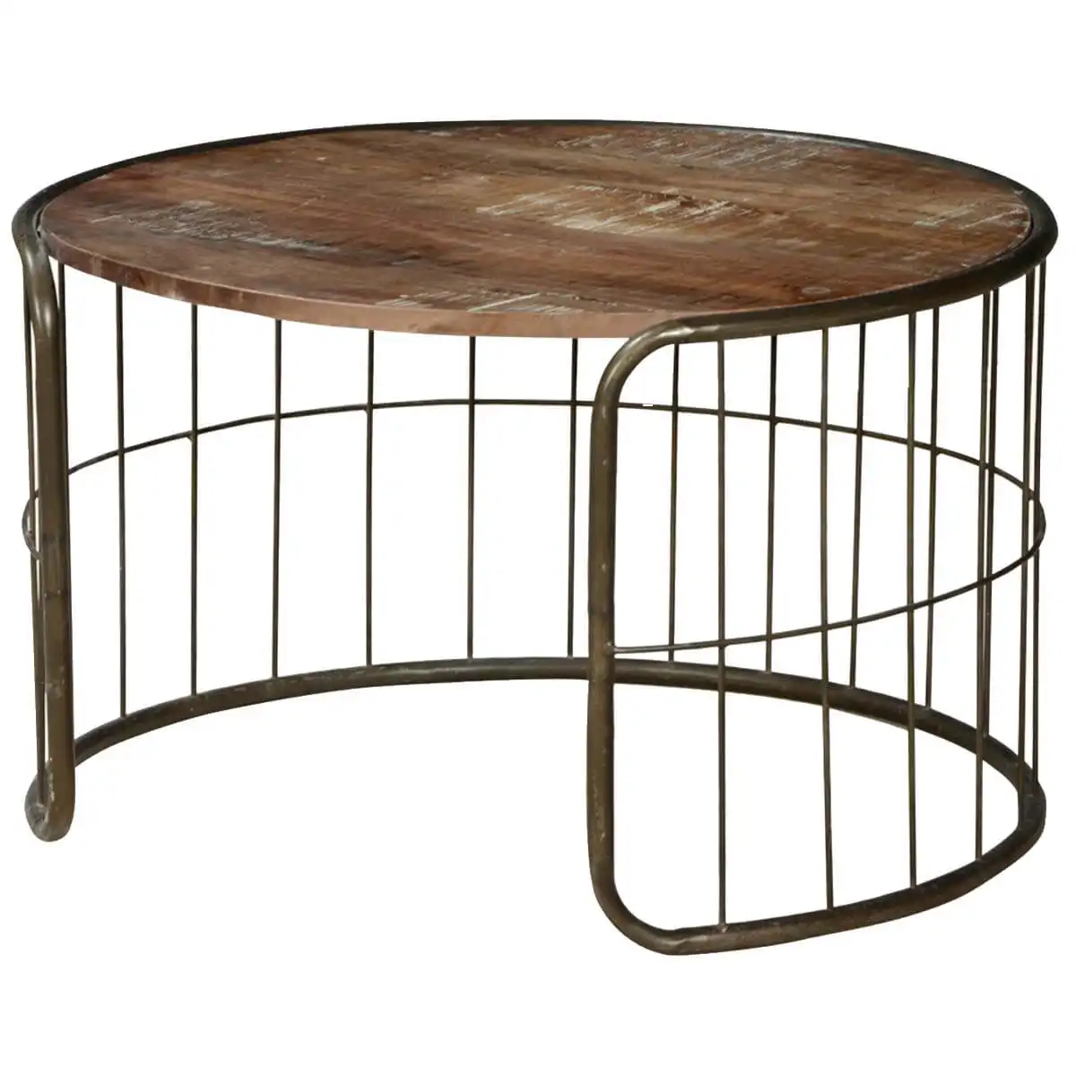 New Arrival Looking Stool Furniture Unique Style Iron Wire Side Table Coffee Table With Wooden Top At Affordable Price