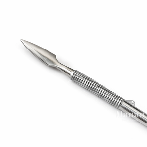 Empujador de Cutículas de Doble Punta de Acero Inoxidable de Alta Precisión, Herramienta Profesional para Limpieza de Uñas, Manicura y Pedicura, con Agarre Antideslizante - Product Image 2