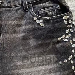 Nouveau design de shorts en jean pour hommes Meilleur prix Shorts en jean pour hommes pour adultes Streetwear Shorts en jean pour hommes - Product Image 4