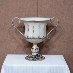 Handmade Modern Sculptural Metal Iron Flower <b>Vase</b> Stylish <b>Textured</b> Finish Designed for Contemporary Minimalist & Coastal Spaces - Product Image 2