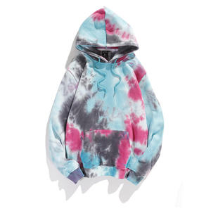 Sudadera con capucha de alta calidad para hombre, ropa de calle de felpa francesa lavada con ácido, teñido anudado personalizado, 100% de algodón para invierno - Product Image 2