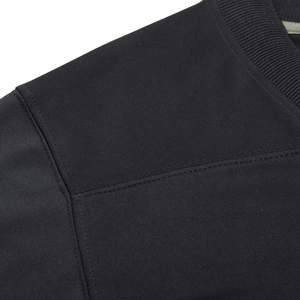 Maillot de football américain personnalisé pour homme, noir et orange, manches courtes à rayures, col en V, respirant, antibactérien, pour le sport - Product Image 5