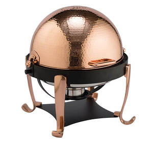 New Style Multi Purpose Wedding Use Shiny Finishing Chafing Dish Hot Food Storage Metal Chafing Dish With Handles - Product Image 4