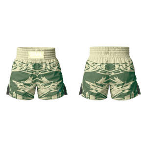 กางเกง MMA แบบยืดได้สำหรับผู้ชายกางเกงขาสั้นปักลายดอกไม้สำหรับฝึกซ้อมในยิม - Product Image 3