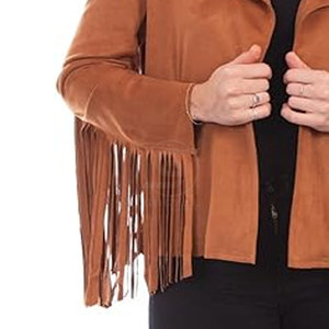 Nueva Llegada, Chaqueta de Cuero Personalizada para Mujer, Chaqueta de Moda Transpirable, Chaquetas Occidentales para Mujer a Bajo Precio - Product Image 5