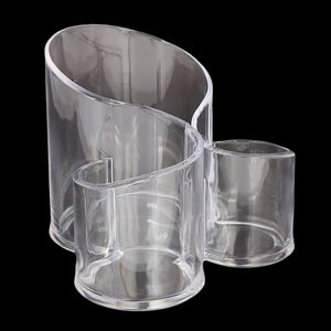 Acrylic Cosmetic <b>Makeup</b> Organizer Storage <b>Box</b> - White - Product Image 2