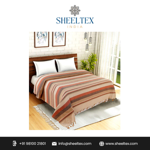 Ensemble de couette King Size 100% coton de luxe nouveau Design drap de lit Double avec taies d'oreiller Style tissé moderne - Product Image 2